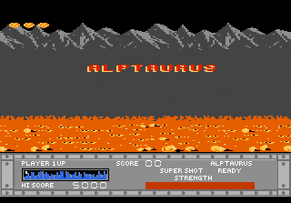 Sentinel title screen for Atari 7800